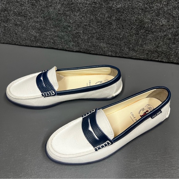 Cole Haan Grand OS Women’s Pinch Maine Classic Canvas Boat Shoe Size 10 - Picture 9 of 15